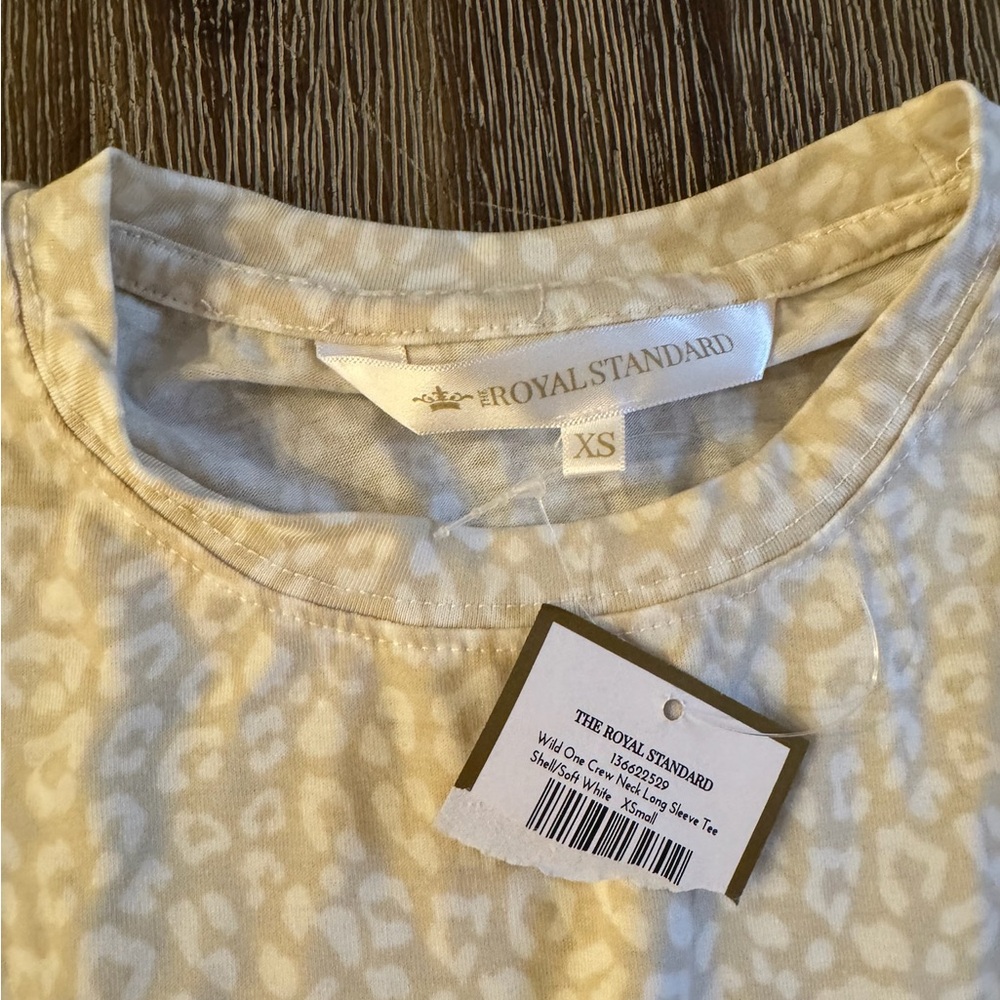The Royal Standard Beige Leopard Print Top